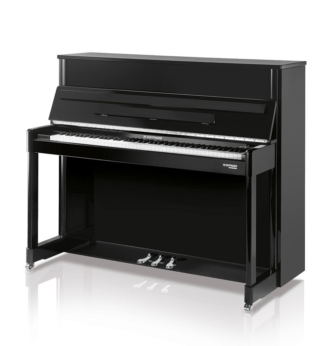W.Hoffmann Professional 114 schwarz poliert - Klavier, neu -Piano Faust ...